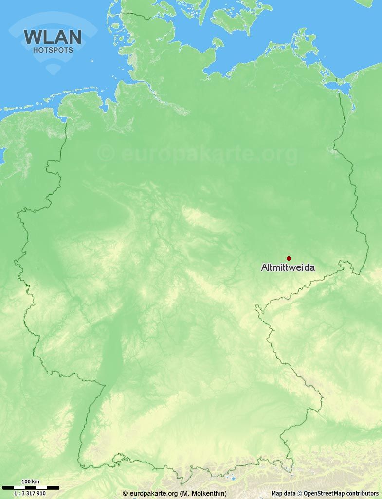WLAN-Hotspots in Altmittweida (Sachsen)