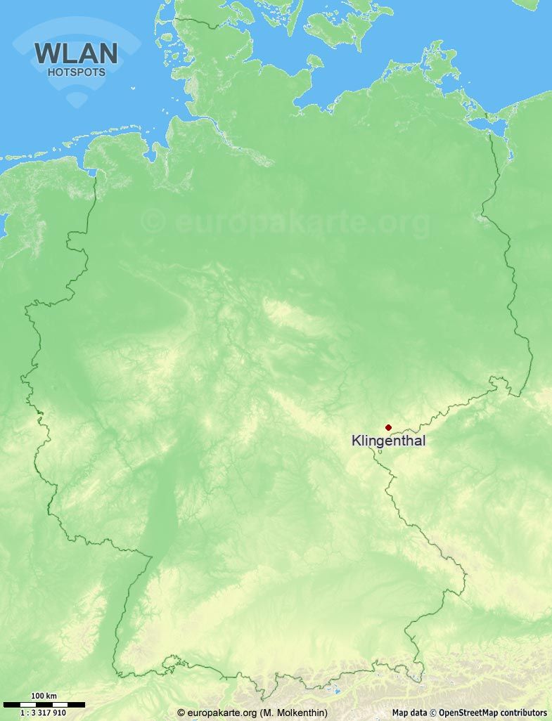 WLAN-Hotspots in Klingenthal (Sachsen)