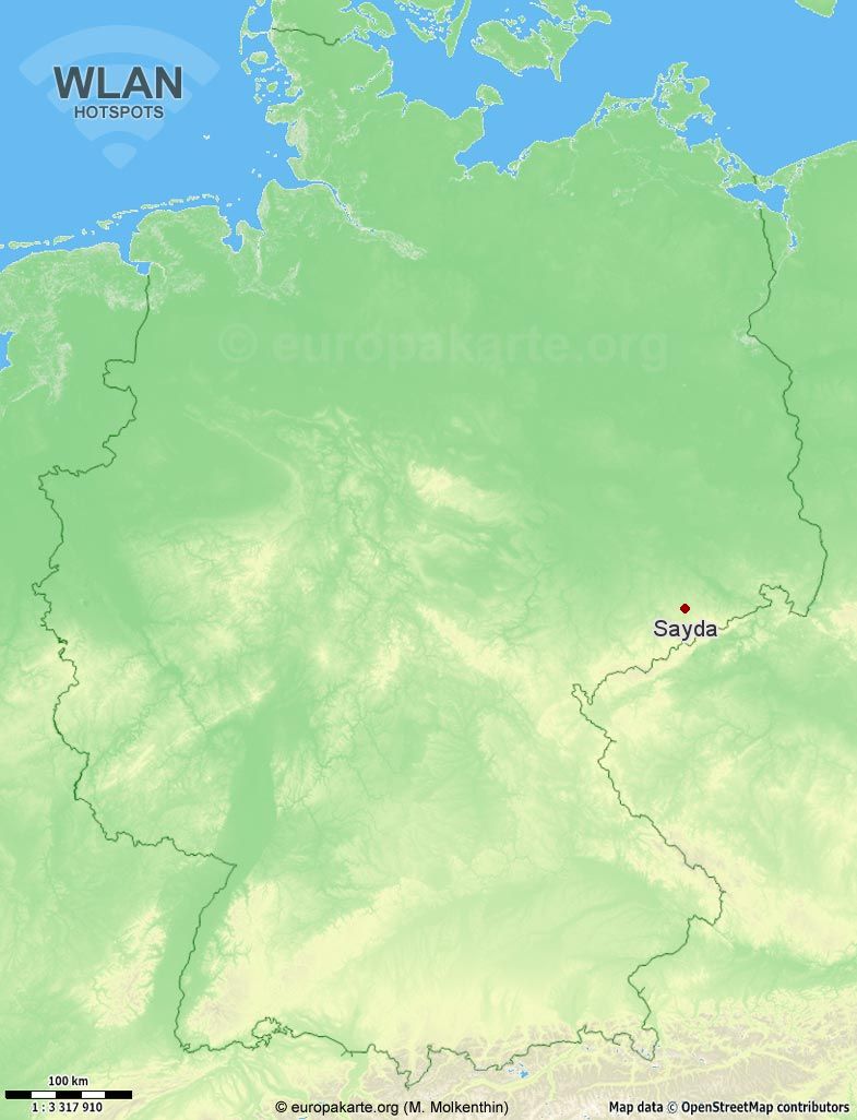WLAN-Hotspots in Sayda (Sachsen)