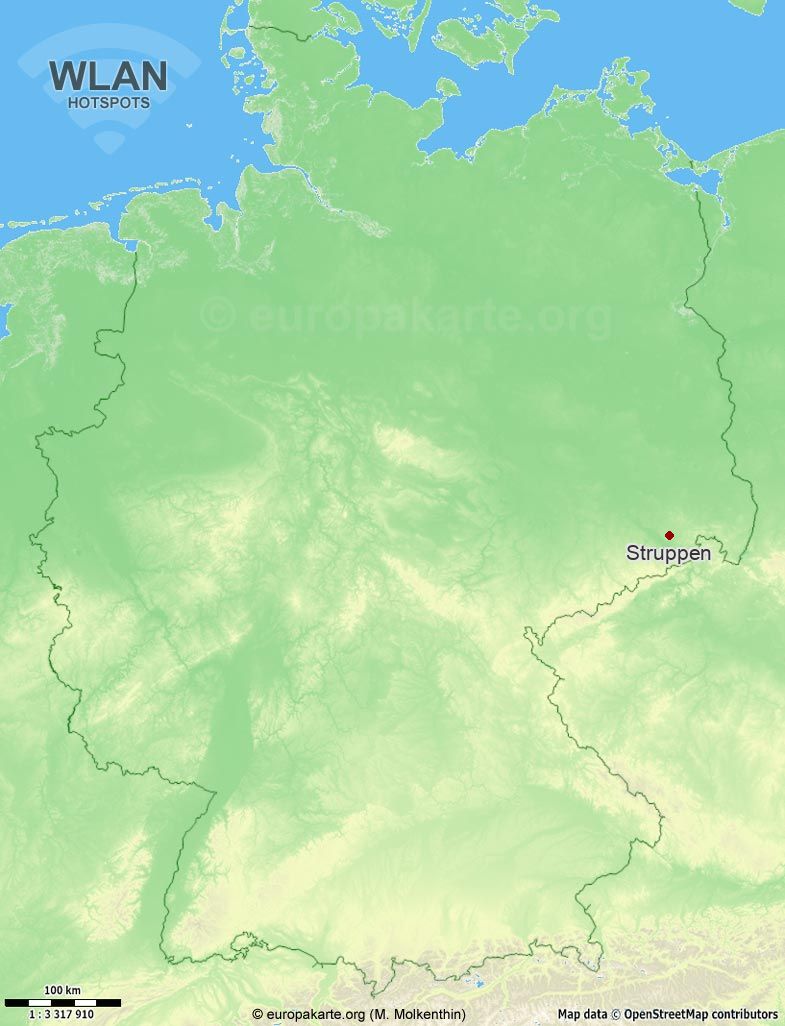 WLAN-Hotspots in Struppen (Sachsen)