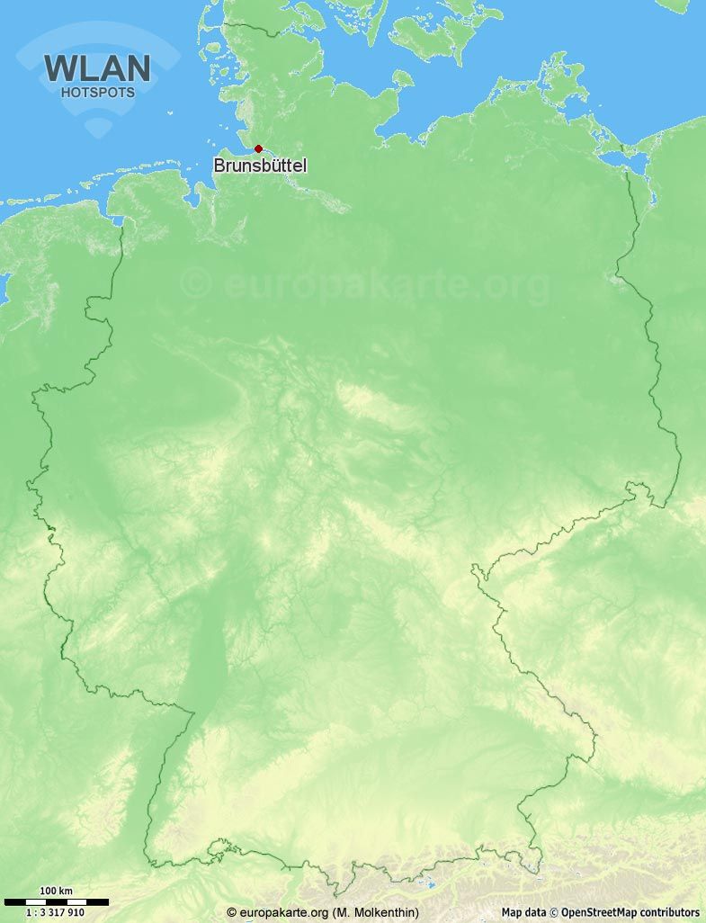 WLAN-Hotspots in Brunsbüttel (Schleswig-Holstein)