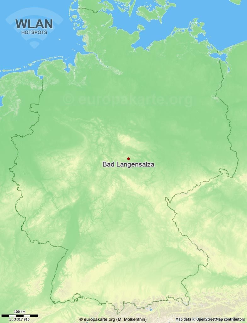 WLAN-Hotspots in Bad Langensalza (Thüringen)