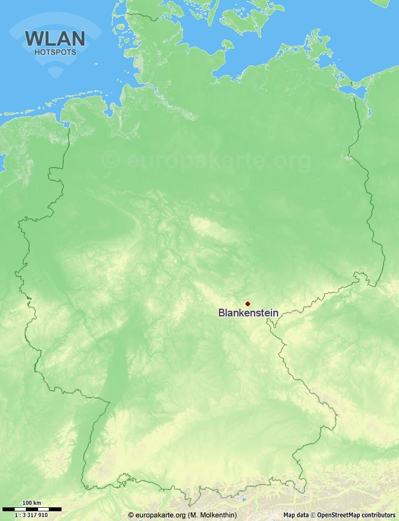 WLAN-Hotspots in Blankenstein (Thüringen)