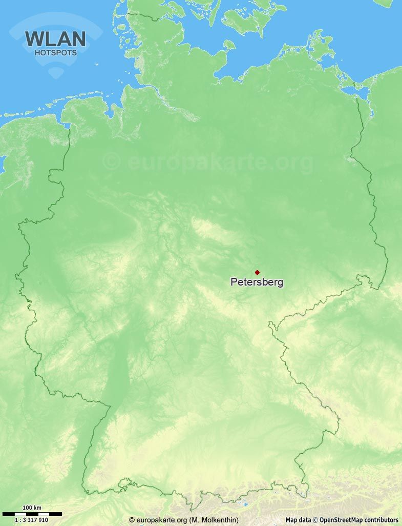 WLAN-Hotspots in Petersberg (Thüringen)