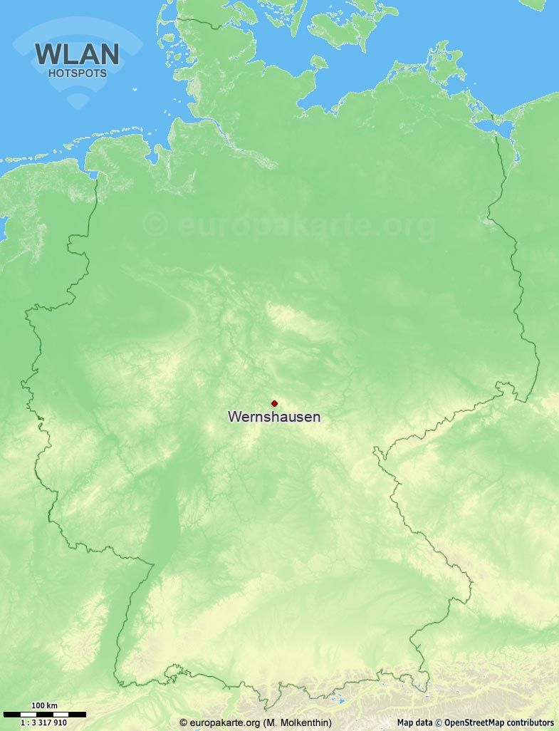 WLAN-Hotspots in Wernshausen (Thüringen)